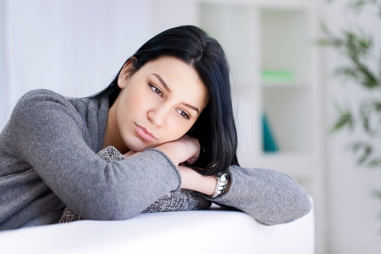 Where do warts appear in women?